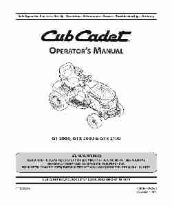 Cub Cadet Lawn Mower GT 2000-page_pdf